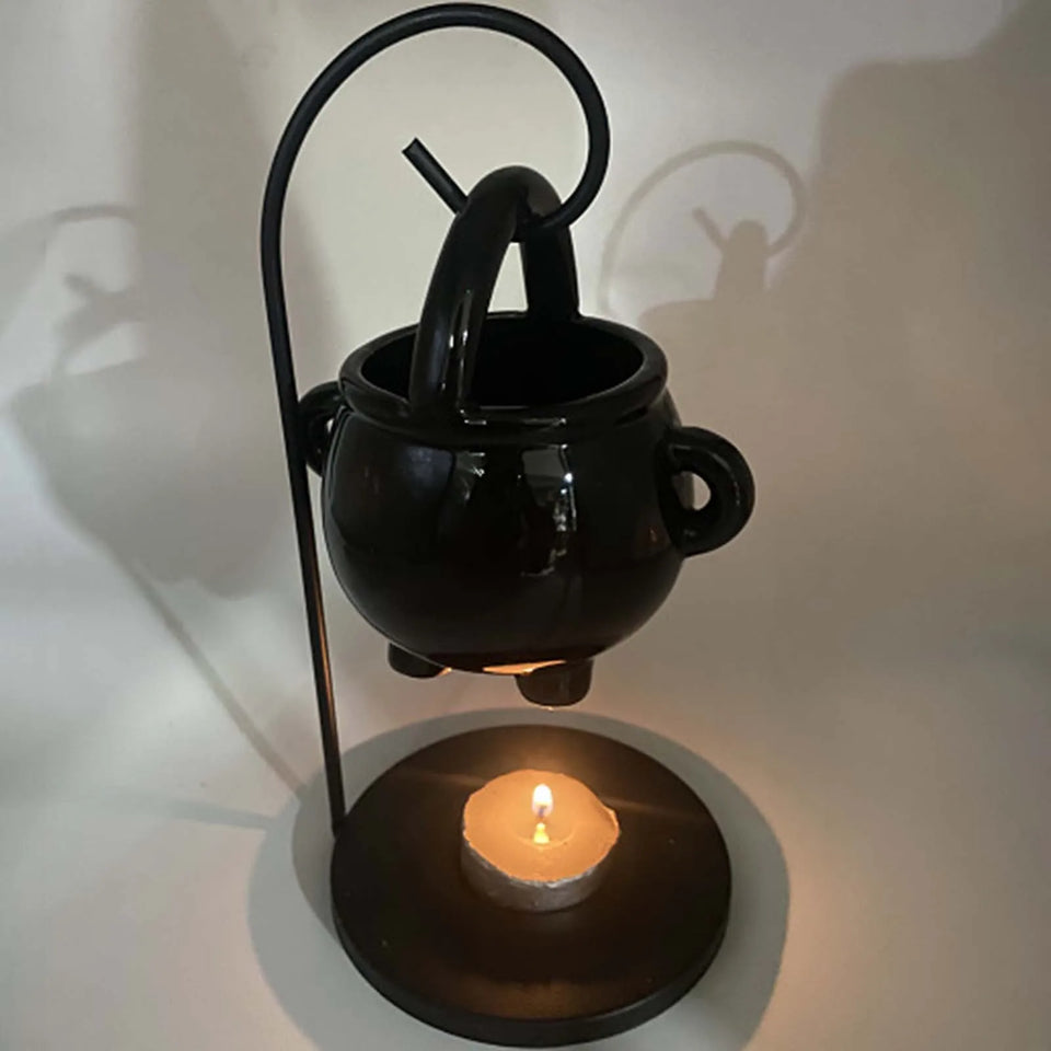 Ceramic Oil Burner & Tealight Warmer for Home Decor