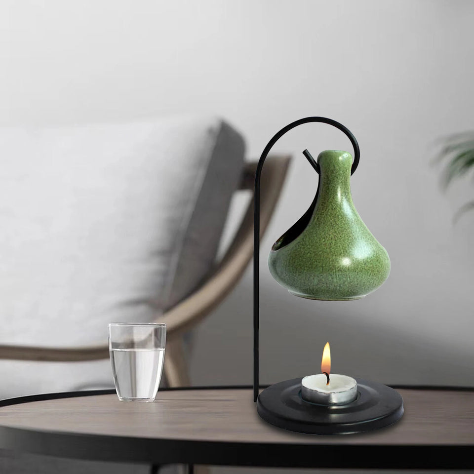 Ceramic Oil Burner & Tealight Warmer for Home Decor