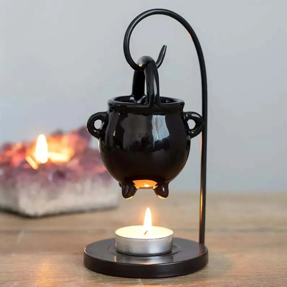 Ceramic Oil Burner & Tealight Warmer for Home Decor