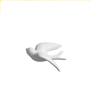 Ceramic Wall Hangings 3D Bird Decoration