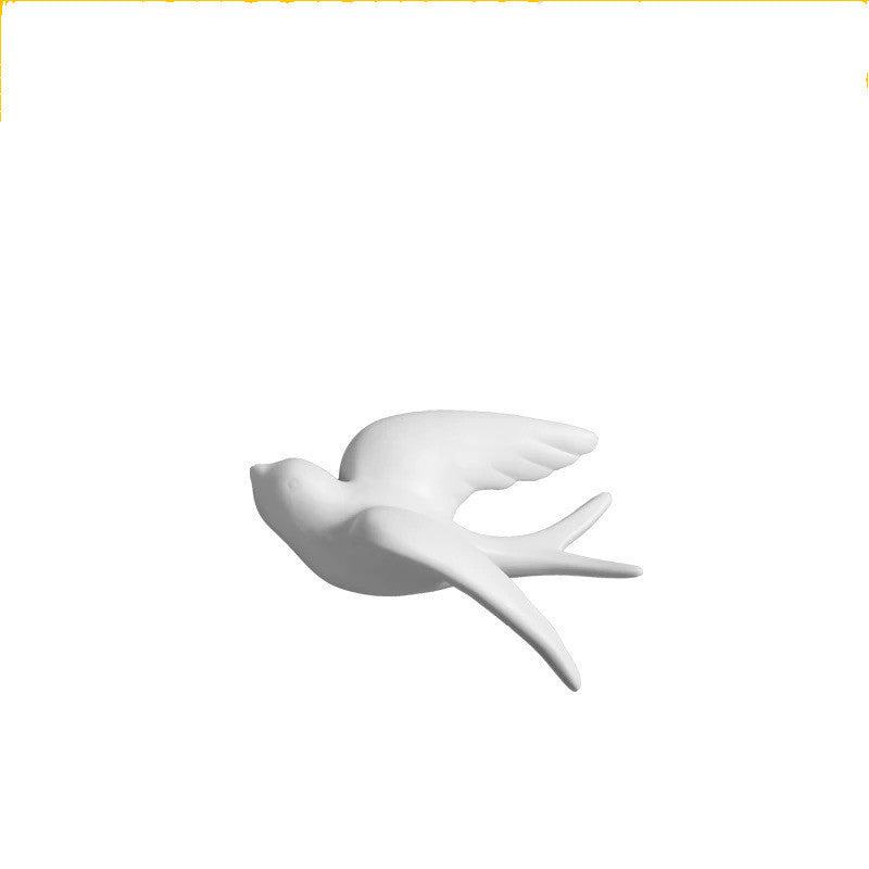 Ceramic Wall Hangings 3D Bird Decoration