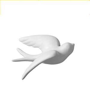 Ceramic Wall Hangings 3D Bird Decoration