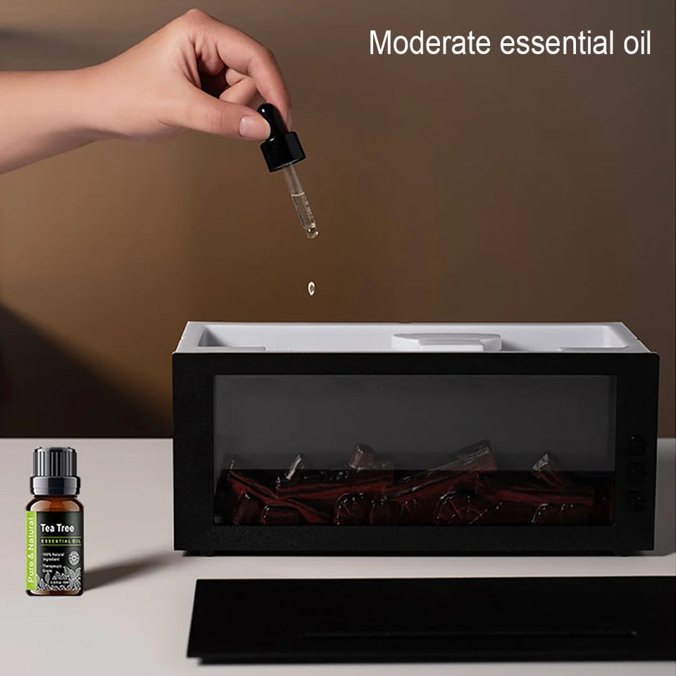 2025 Ultrasonic Flame Diffuser & Cool Mist Humidifier
