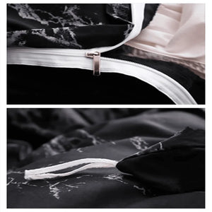 Soft Duvet Cover Set – 3pcs Bedding for Queen/King Beds.