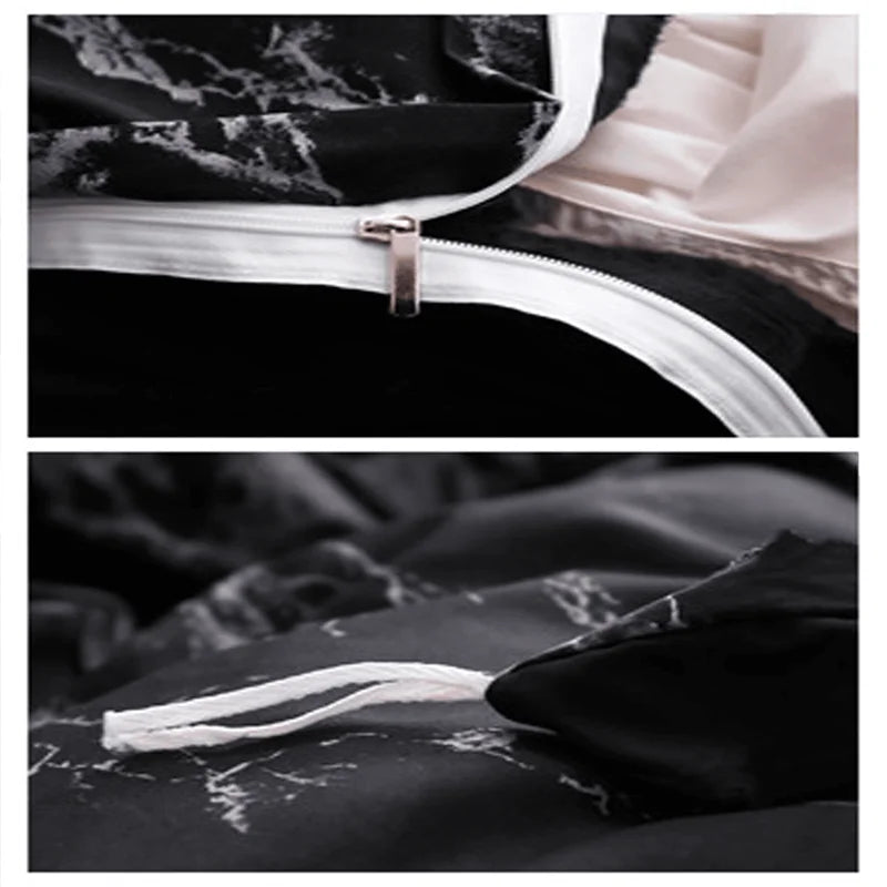 Soft Duvet Cover Set – 3pcs Bedding for Queen/King Beds.