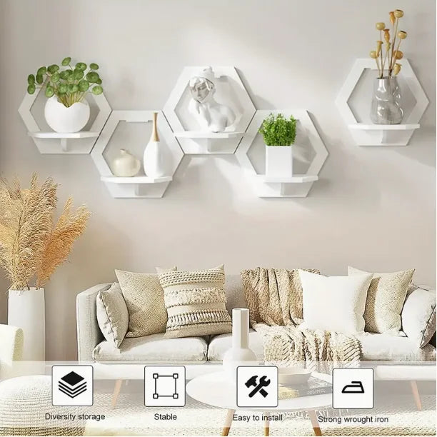 Leopard Bow Wall Shelf – Floating Display & Storage Rack