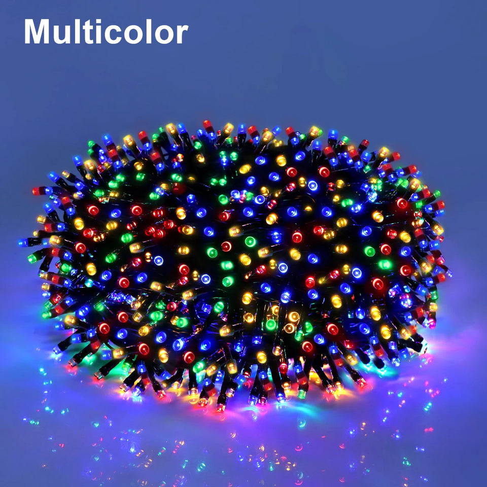 LED String Lights (10–100m) – Waterproof Holiday Garland.