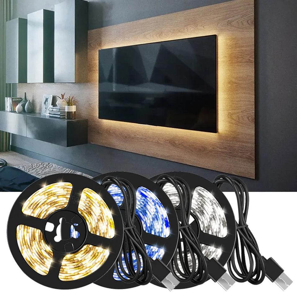 5M USB LED Strip Lights for Aesthetic Room & Holiday Decor