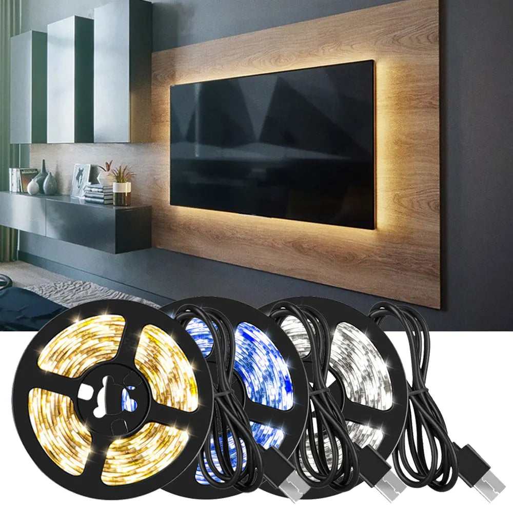 5M USB LED Strip Lights for Aesthetic Room & Holiday Decor