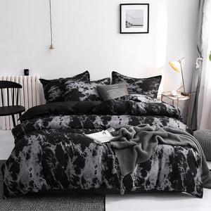 Soft Duvet Cover Set – 3pcs Bedding for Queen/King Beds.