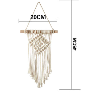 Boho Hand-Woven Macrame Wall Hanging for Home Decor