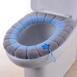 Cozy Knit Toilet Seat Cover – Soft, Warm & Washable.