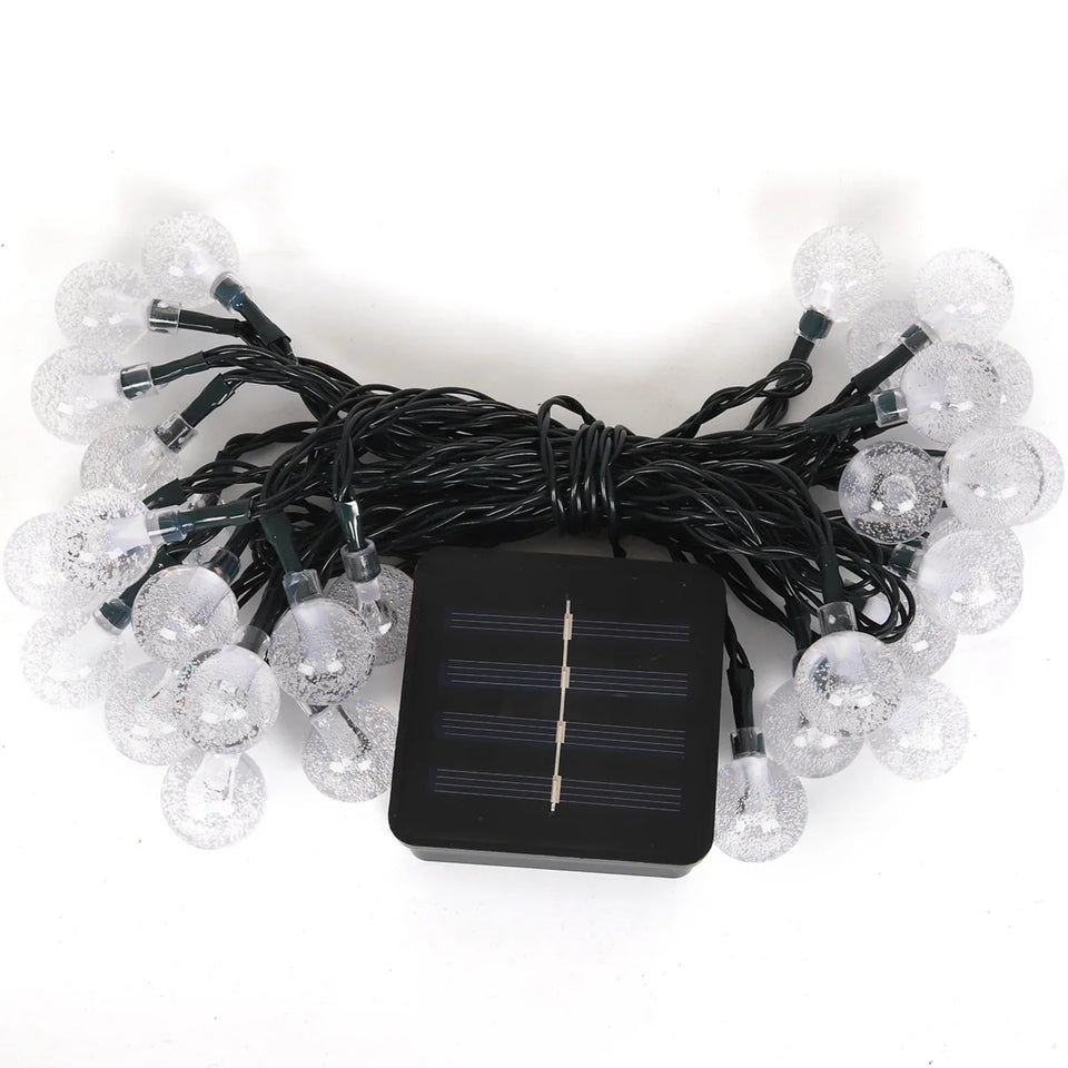 Solar LED Fairy String Lights – 5M Warm Outdoor Decor