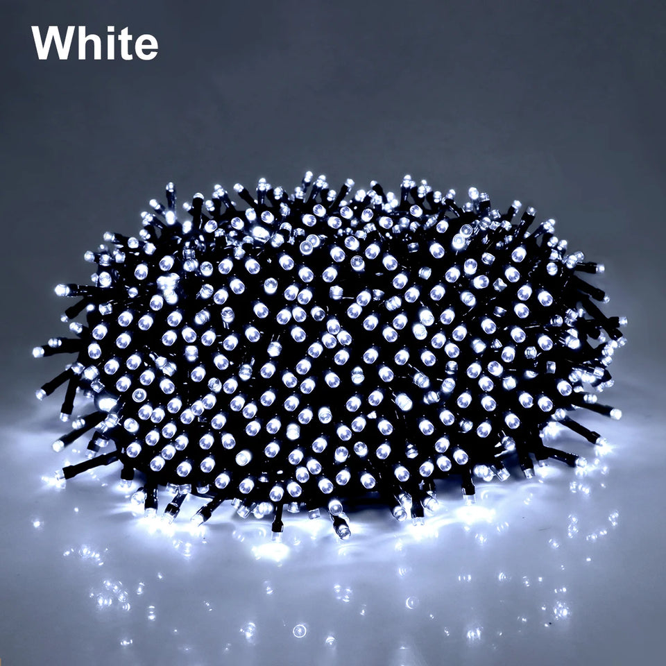 LED String Lights (10–100m) – Waterproof Holiday Garland.