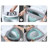 Cozy Knit Toilet Seat Cover – Soft, Warm & Washable.
