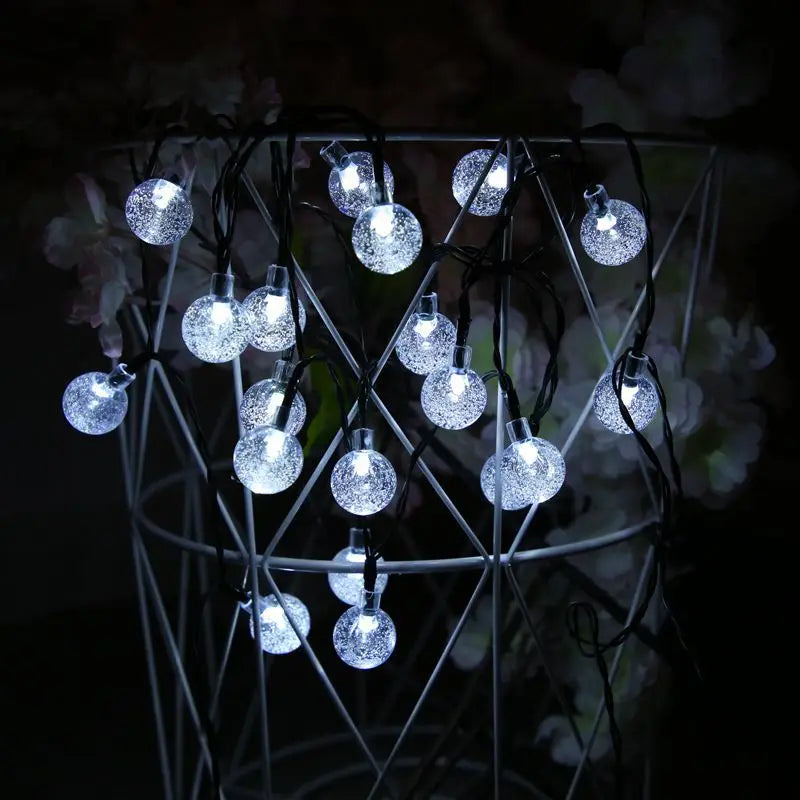 Solar LED Fairy String Lights – 5M Warm Outdoor Decor