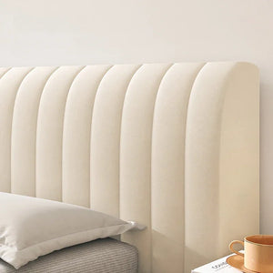 Soft Quilted Headboard Cover – All Sizes, Solid Colors.