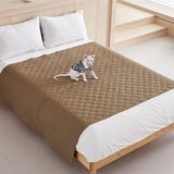 Soft Plaid Bedspread & Mattress Cover for Kids & Pets.
