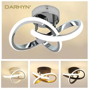 Modern LED Strip Ceiling Lights for Living Room & Aisle
