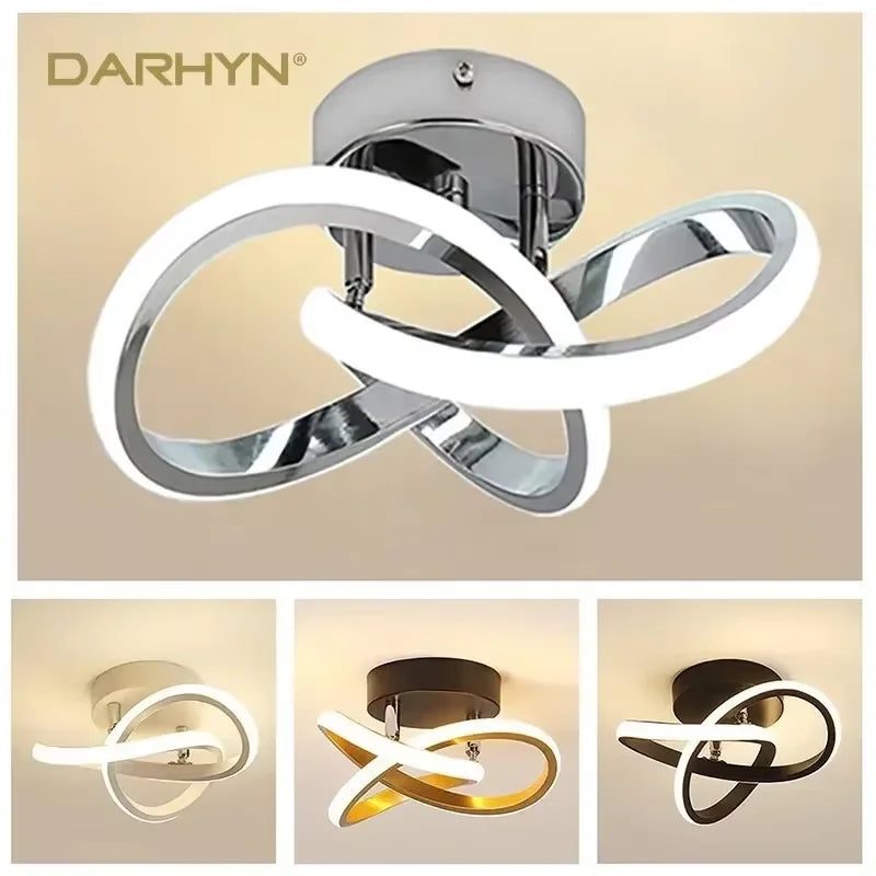 Modern LED Strip Ceiling Lights for Living Room & Aisle