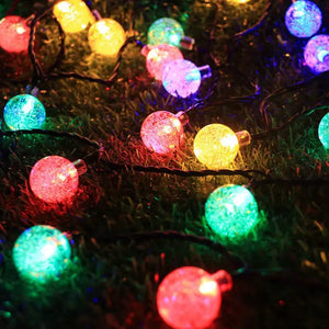 Solar LED Fairy String Lights – 5M Warm Outdoor Decor