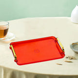 Elegant Rectangular Tray with Handles – Home Organizer.