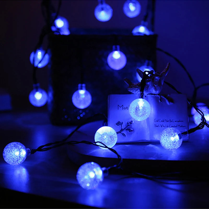 Solar LED Fairy String Lights – 5M Warm Outdoor Decor