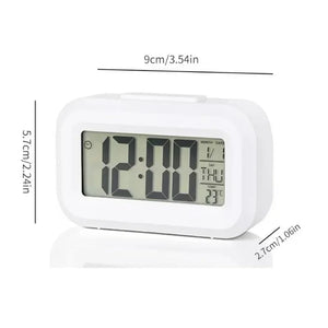 LED Digital Desk Clock with Alarm & Calendar Display