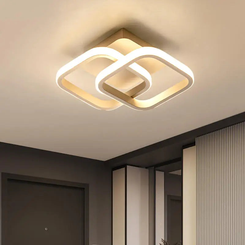 Modern LED Strip Ceiling Light for Hallways & Stairs.