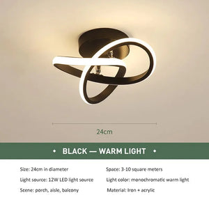 Modern LED Strip Ceiling Lights for Living Room & Aisle