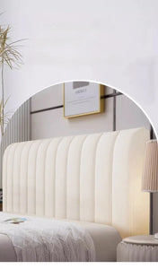Soft Quilted Headboard Cover – All Sizes, Solid Colors.