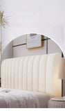 Soft Quilted Headboard Cover – All Sizes, Solid Colors.