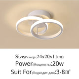 Modern LED Strip Ceiling Light for Hallways & Stairs.