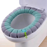 Cozy Knit Toilet Seat Cover – Soft, Warm & Washable.