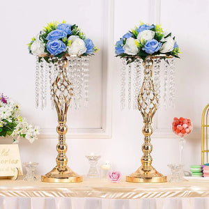 Modern Iron Flower Vase Rack – Elegant Table Decor.