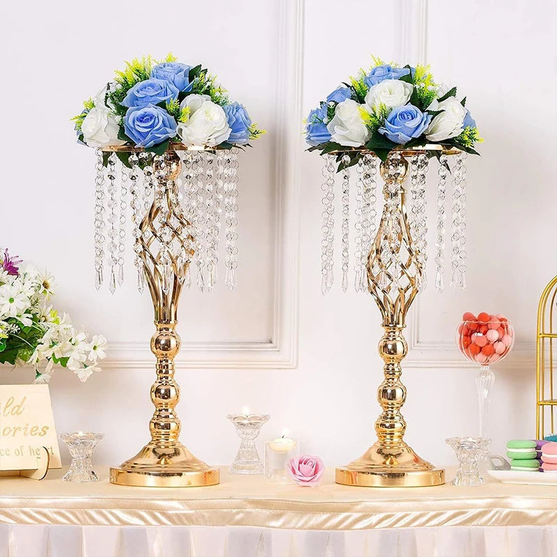 Modern Iron Flower Vase Rack – Elegant Table Decor.