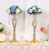 Modern Iron Flower Vase Rack – Elegant Table Decor.