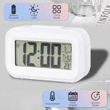 LED Digital Desk Clock with Alarm & Calendar Display