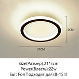 Modern LED Strip Ceiling Light for Hallways & Stairs.