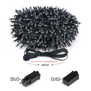 LED String Lights (10–100m) – Waterproof Holiday Garland.