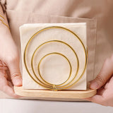 Wood Base Napkin Holder – Modern Countertop Organizer.