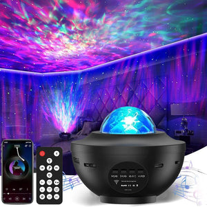 Starry Galaxy LED Projector Lamp with Bluetooth Music