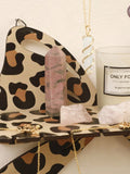 Leopard Bow Wall Shelf – Floating Display & Storage Rack