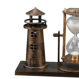 Lighthouse Hourglass Timer – Elegant Tabletop Decor