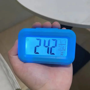 LED Digital Desk Clock with Alarm & Calendar Display