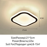 Modern LED Strip Ceiling Light for Hallways & Stairs.
