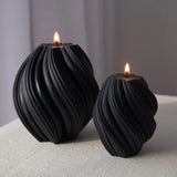 Geometric Spiral Candle Mold – Silicone for DIY Crafts