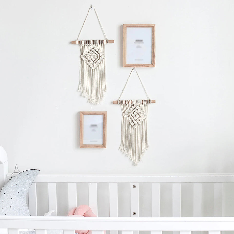 Boho Hand-Woven Macrame Wall Hanging for Home Decor