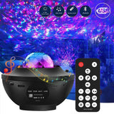 Starry Galaxy LED Projector Lamp with Bluetooth Music